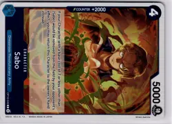 OP10-049 Sabo Rare English One Piece TCG Card OP10 Royal Blood - Image 5