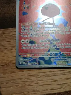 Pokemon Card TCG Flamigo 227/193 Holo Illustration Rare Paldea Evolved Art - Image 3