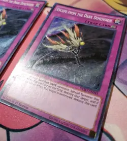 2x Escape from the Dark Dimension - DESO-EN045 - Super Rare - 1st Edition YuGiOh - Image 3