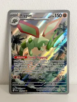 Pokemon Mega Evolution Phantasmal Flames Flygon 101/094 IR Card NM Near Mint - Image 1