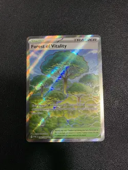 Forest of Vitality 109/088 Me03: Perfect Order Holo Trainer Card Pokemon TCG - Image 1