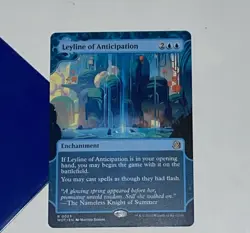 Wizards Leyline of Anticipation Wilds of Eldraine Enchantment Blue Rare 023 - Image 2