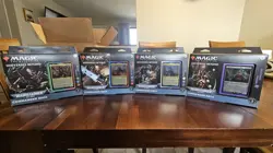 Magic the Gathering MTG Warhammer 40k Commander Deck Set of 4 Factory Sealed NEW - Image 1