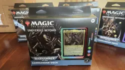 Magic the Gathering MTG Warhammer 40k Commander Deck Set of 4 Factory Sealed NEW - Image 2