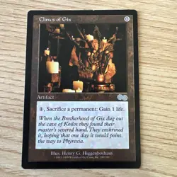 MTG: Urza's Saga: Claws of Gix: NM Condition Never Played - Image 1
