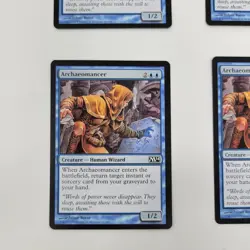 4x MTG Archaeomancer Magic 2014 43/249 Regular Common Near Mint x4 - Image 4