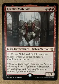 Krenko, Mob Boss - Foundations - NM MTG - Image 1