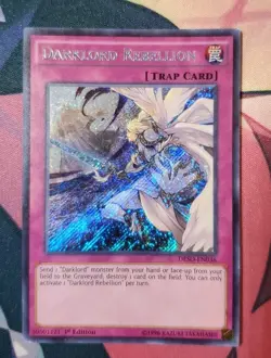 Yugioh TCG - Darklord Rebellion - DESO-EN036 - 1st Ed - Secret Rare - 2016 - Image 1
