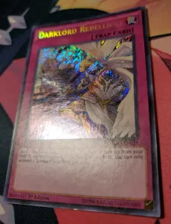 Yugioh TCG - Darklord Rebellion - DESO-EN036 - 1st Ed - Secret Rare - 2016 - Image 2