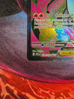 Pokemon Mega Charizard X ex Ultra Rare Full Art Holo Phantasmal Flames #109/094 - Image 5