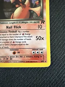 Dark Charizard - 4/82 - Pokemon TCG: Team Rocket - Holo Rare - Near Mint - Image 4