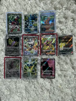 Pokemon 50 Fullart Karten, Diverse Sets, Near Mint, Alle In Sleeve + Toploader - Image 2