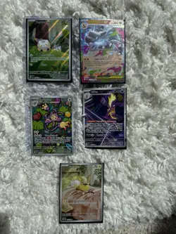 Pokemon 50 Fullart Karten, Diverse Sets, Near Mint, Alle In Sleeve + Toploader - Image 5