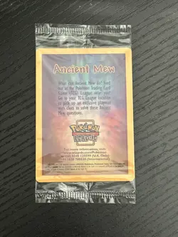 2000 Pokemon Game Movie Promo Ancient Mew Holo (Sealed) UK - Image 1