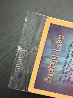 2000 Pokemon Game Movie Promo Ancient Mew Holo (Sealed) UK - Image 3