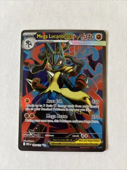 Pokemon - Mega Lucario ex 160/132 Mega Evolution - Ultra Rare Full Art - NM - Image 1