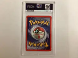 Pokemon 1999 Pokemon Game Trainer Deck B WATER ENERGY PSA 8 (7315) Graded Power - Image 2