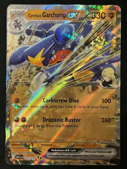 Pokemon TCG Cynthia's Garchomp ex 111/217 Double Rare - Ascended Heroes - Fresh✅ - Image 1