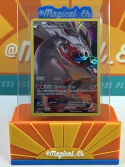 Reshiram XY74 Full Art Black Star Promo Pokemon TCG 2015 XY Promos HP - Image 1
