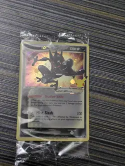 SEALED Pokemon Greninja Gold Star SWSH144 Promo, Celebrations Pack NM - Image 1