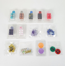 Pokemon TCG Dice / Damage Counter Sets x 10 Vstar Marker Bundle (All Different) - Image 1