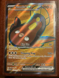 2026 Pokemon Ascended Heroes Stunfisk ex Ultra Rare #252/217 - Image 1
