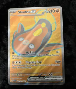 2026 Pokemon Ascended Heroes Stunfisk ex Ultra Rare #252/217 - Image 4