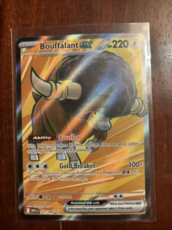 Bouffalant ex (Full Art) SV: White Flare 162/086 Pokemon Ultra Rare NM/M - Image 1