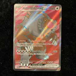 Pokemon Twilight Masquerade Bloodmoon Ursaluna ex 202/167 Ultra Rare NM - Image 3
