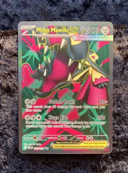 MEGA MAWILE EX 162/132 MEGA EVOLUTIONS POKEMON (ULTRA RARE FULL ART) NM Nice! - Image 2
