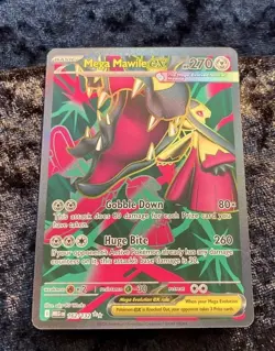 MEGA MAWILE EX 162/132 MEGA EVOLUTIONS POKEMON (ULTRA RARE FULL ART) NM Nice! - Image 4