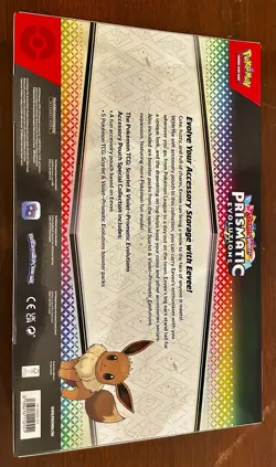 Pokemon TCG Prismatic Evolutions Eevee Accessory Pouch Special Collection Sealed - Image 2