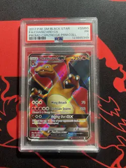 Pop 67 Pokemon TCG Charizard GX Black Star Promo SM60 PSA 1 - Image 1