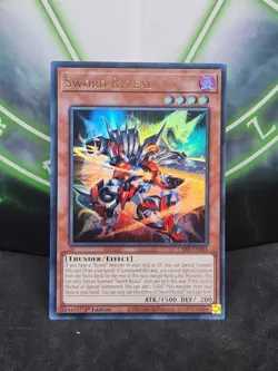 Yugioh Sword Ryzeal CRBR-EN001 Ultra Rare 1st Edition NM - Image 1
