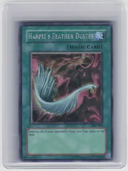 Harpie's Feather Duster - SDD-003 - Yugioh TCG - Secret Rare - Unlimited - LP - Image 3
