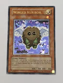 TCG YuGiOh Winged Kuriboh TLM-EN005 Ultimate Rare 1st Edition: LP to MP Ungraded - Image 3