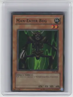 Man-Eater Bug - LOB-108 - Yugioh TCG - Super Rare - Unlimited - MP - Image 1