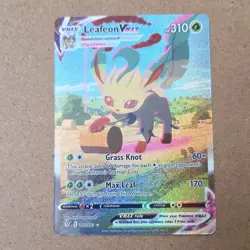Leafeon VMAX Alternate Art Secret Rare Holo Pokemon TCG SWSH07 205/203 - Image 1