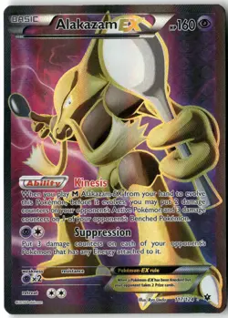 Alakazam EX (Full Art), Pokemon XY - Fates Collide Ultra Rare, 117/124 NM - Image 1