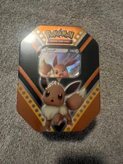 Pokemon SHSW V Powers Eevee Tin Factory Sealed - Image 1