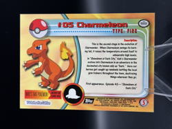 Charmeleon #05 - Pokemon Topps - Black Logo - Image 2