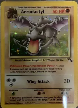 Aerodactyl 1999 Pokemon Fossil Holo - PSA 6 - Image 2