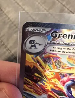 Pokemon Greninja EX Special Illustration Rare Full Art Holo 214/167 Sv06 Stage 2 - Image 5