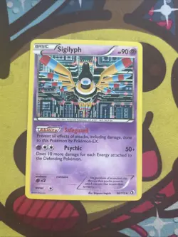 Pokemon Sigilyph 66/113 - BW Legendary Treasures - Holo Rare - Excellent - Image 1