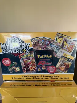 NEW! POKEMON 2025 MEGA MYSTERY POWER BOX MEIJER EXCLUSIVE - SEALED - Image 1