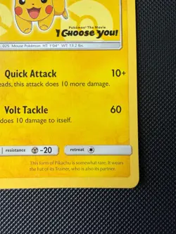 Pokemon TCG: Ash’s Pikachu “I Choose You” Black Star Promo SM111 - Image 5