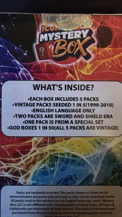 -POKEMON 5 PACKS W/1in5 Boxes @LEAST 1 VINTAGE* PACK/ALL ENGLISH FACTORY SEALED - Image 2