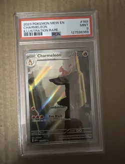 Pokemon Charmeleon 169/165 Sv: Scarlet & Violet 151 Illustration Rare Holo PSA 9 - Image 1
