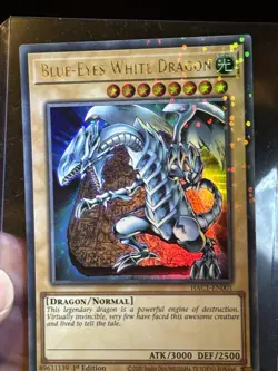 Yugioh TCG Blue Eyes White Dragon Ultra Rare First Edition EN001 - Image 5