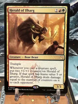 MTG | Herald of Ilharg [Ravnica Clue Edition] NF - Image 1